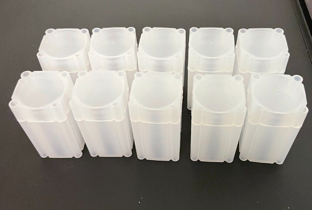 NEW 10 Numis Square Small Dollar Coin Tubes