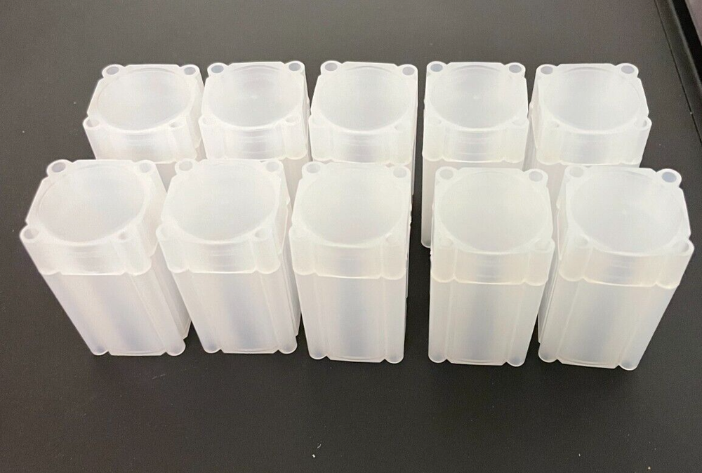 NEW 10 Numis Square Small Dollar Coin Tubes