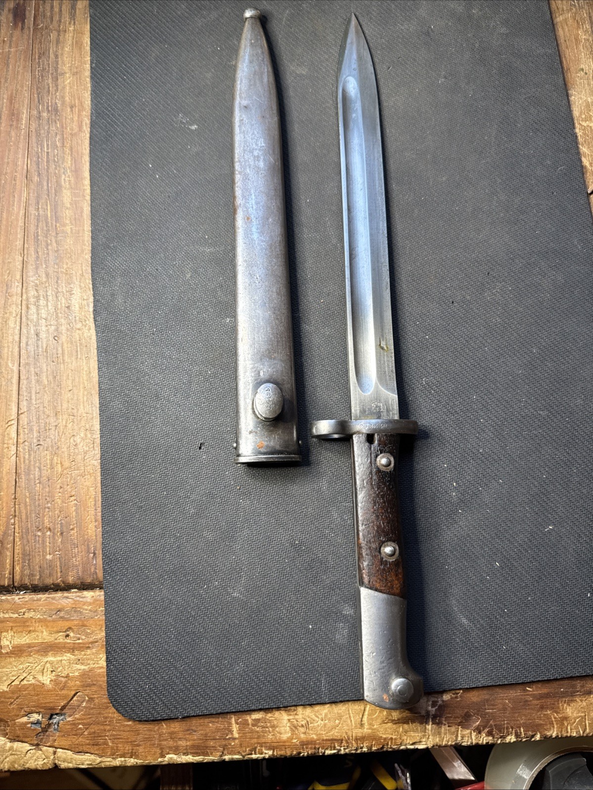 Chilean Military Model 1895 Steyr CE/WG Mauser Bayonet Chile