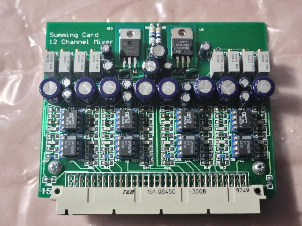 12 Channel Mixer Summing Card