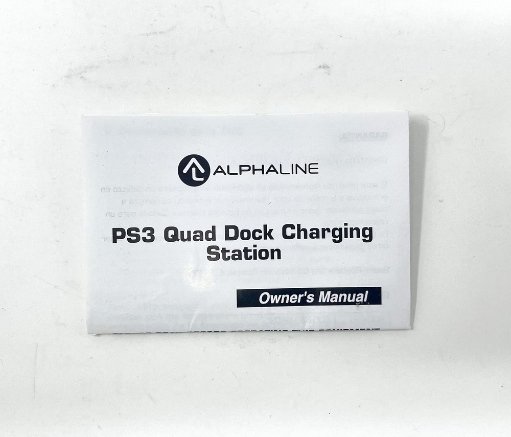 PS3 PlayStation Quad Charging Station for Controllers Alpha Line Open Box