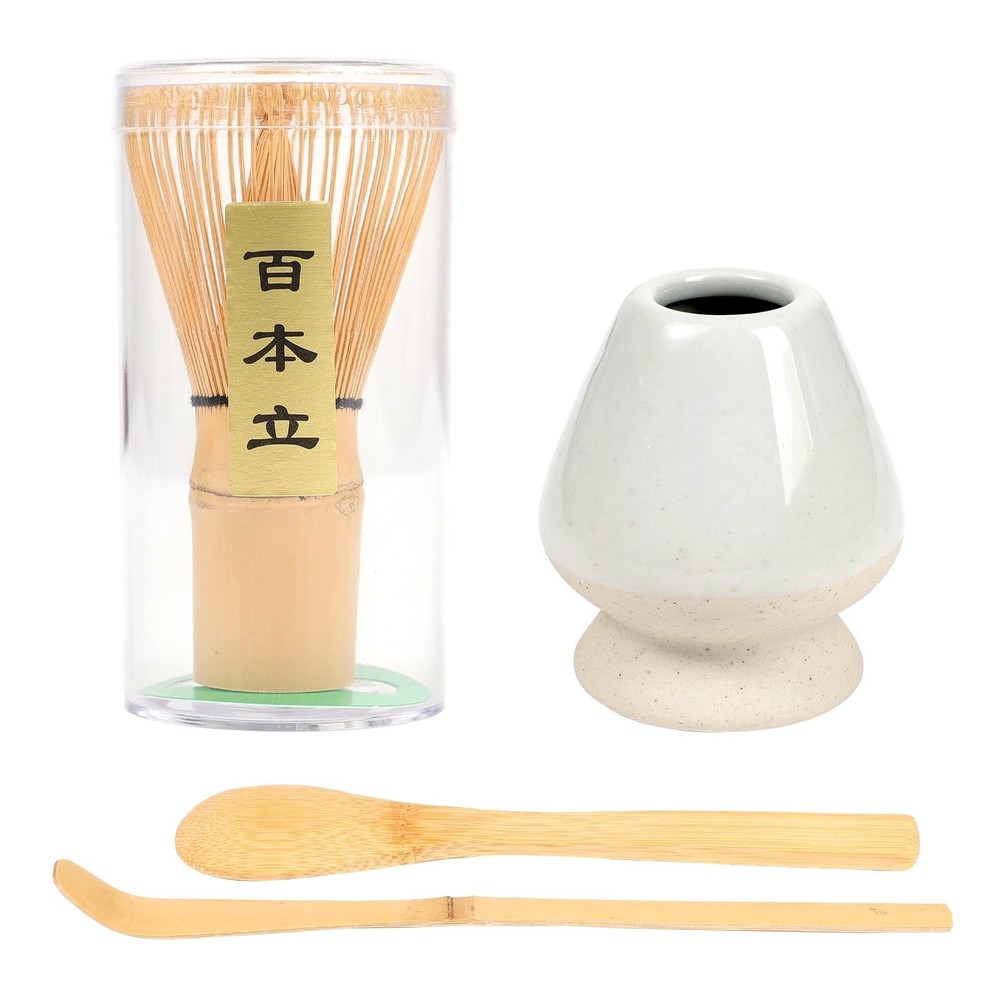 Matcha Whisk Set Whisk(Chasen) with Normal, A-White