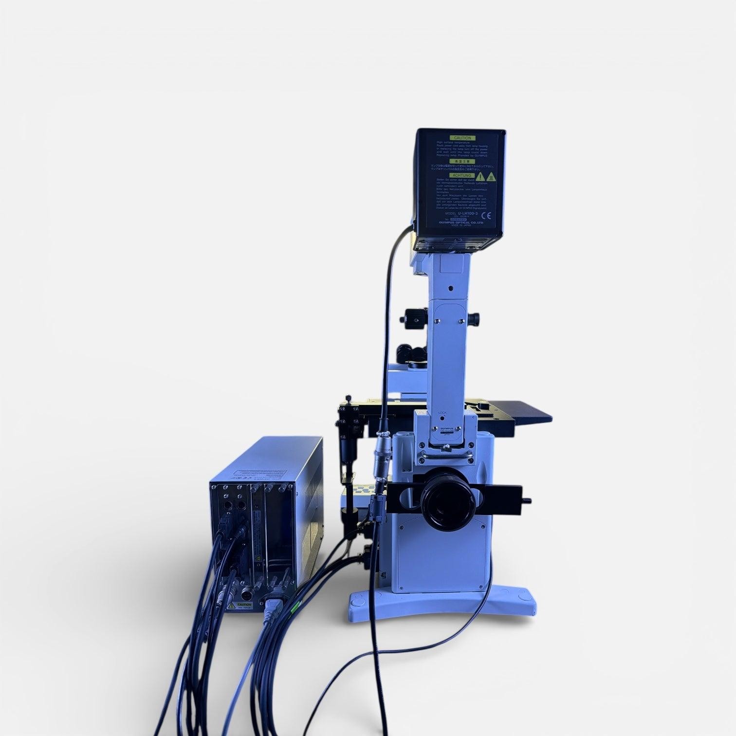 Olympus IX81F-2 Inverted Motorized Microscope w/ IX2-UCB-2 Controller