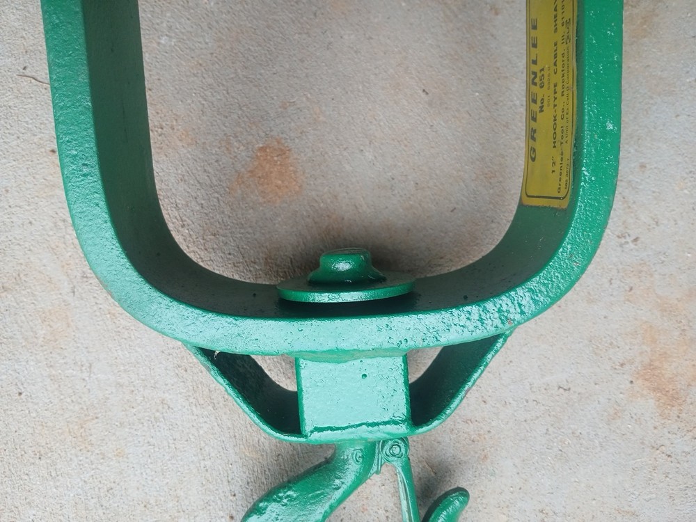 Greenlee 651 12" Hook Type Cable Sheave (2)