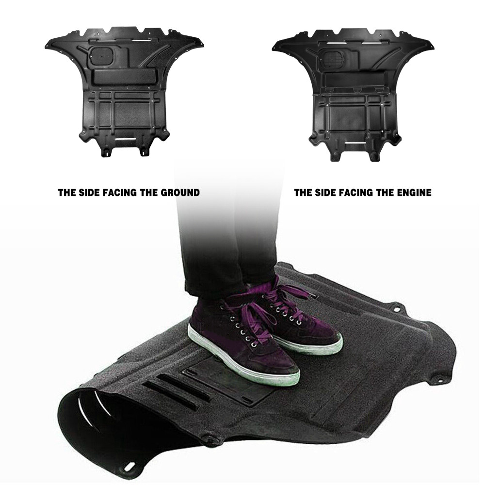 2Pcs Engine Splash Guard For Audi S4 A4 RS4 10-16Under Engine Shield Cover Board