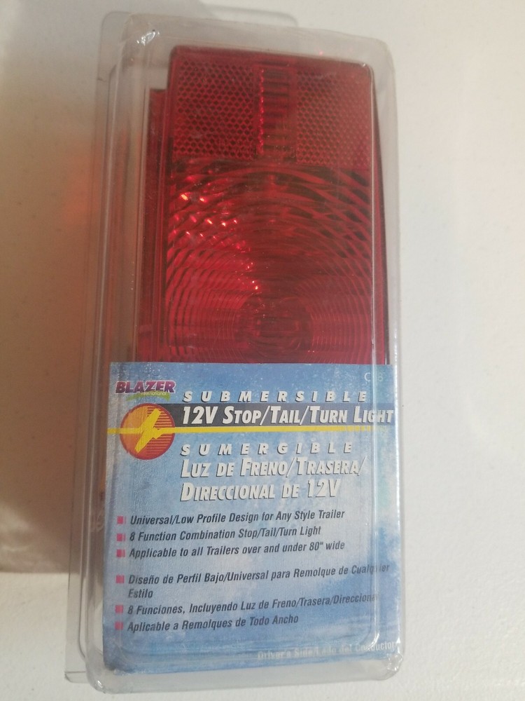 Blazer C88  Submersible Stop / Tail / Turn Light (3 x 8") - Retangular
