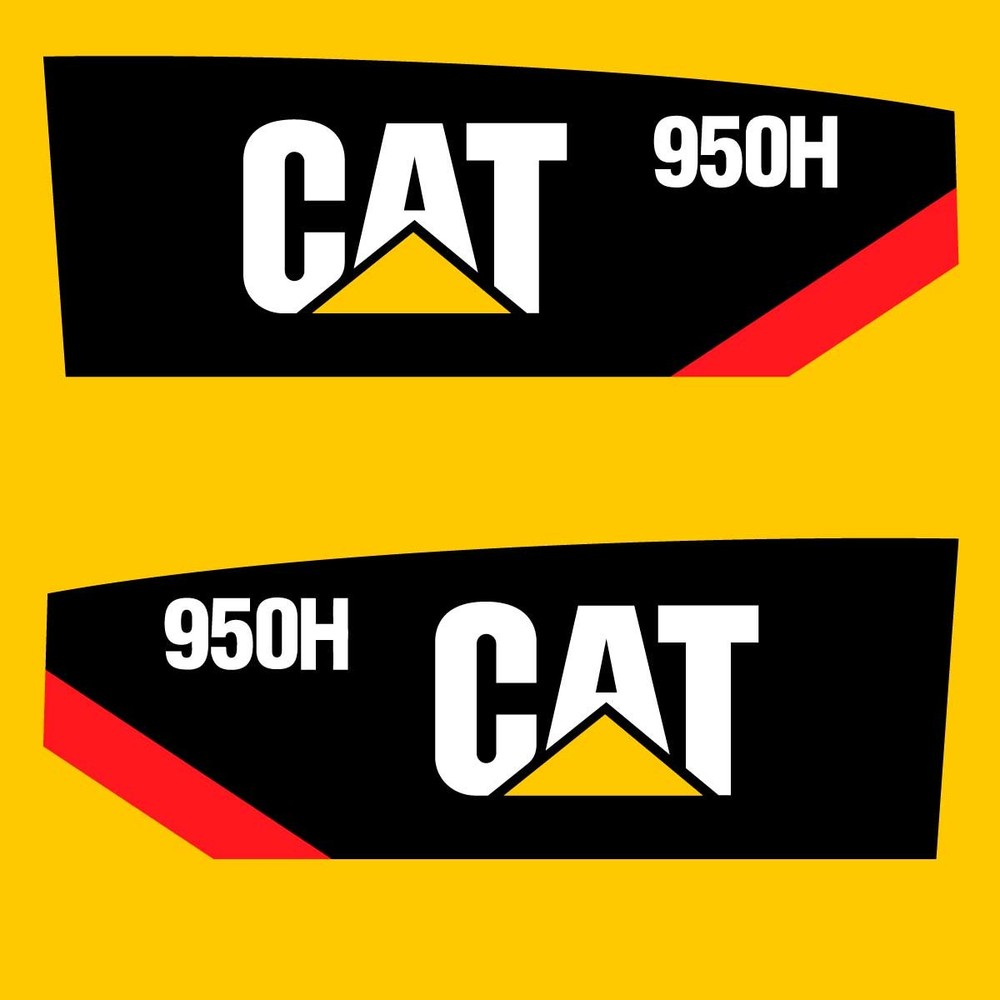 Fits 950H (2007+) Caterpillar Wheel Loader Replacement Decals
