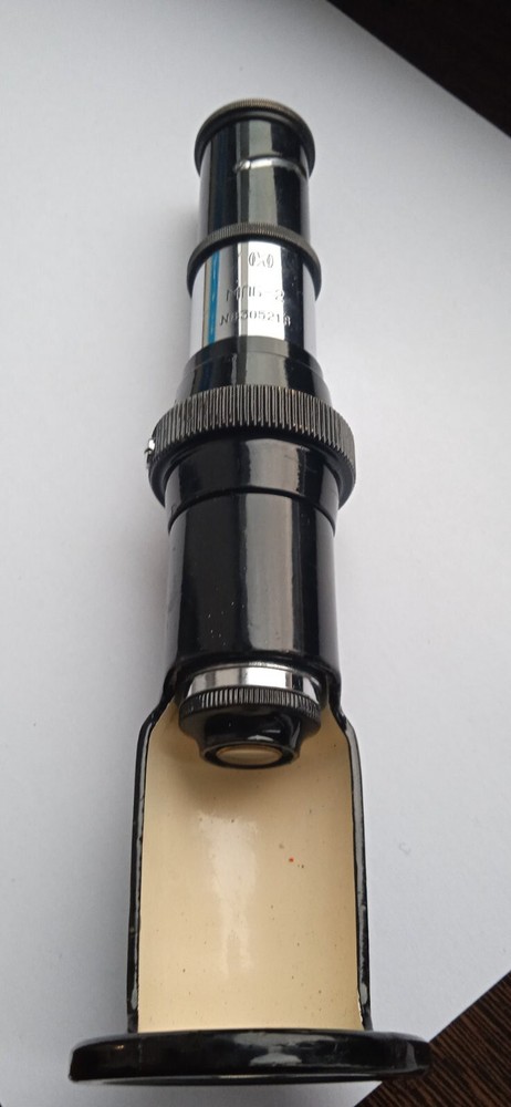 Vintage Soviet Microscope MPB -2 .