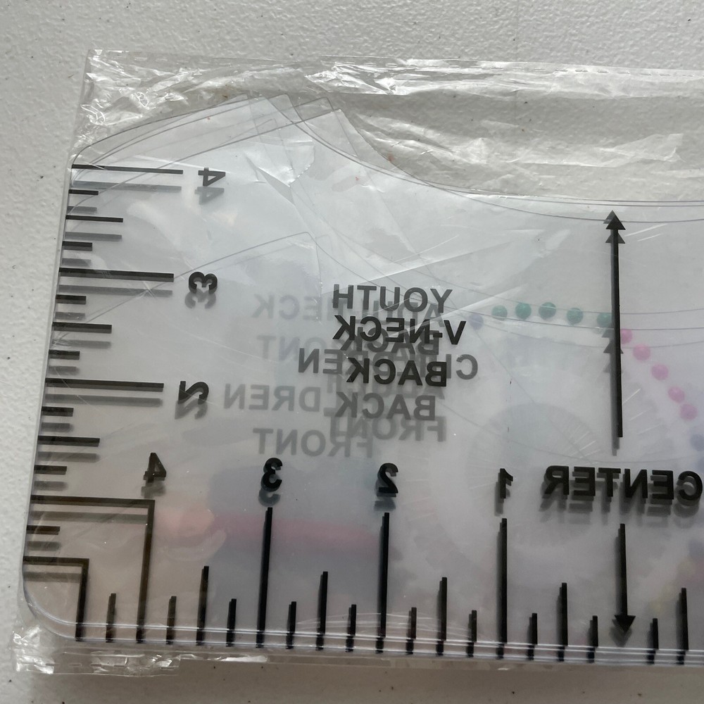T-Shirt Alignment Tool - Rulers - Centering Tool HTV Alignment Guide With Pins