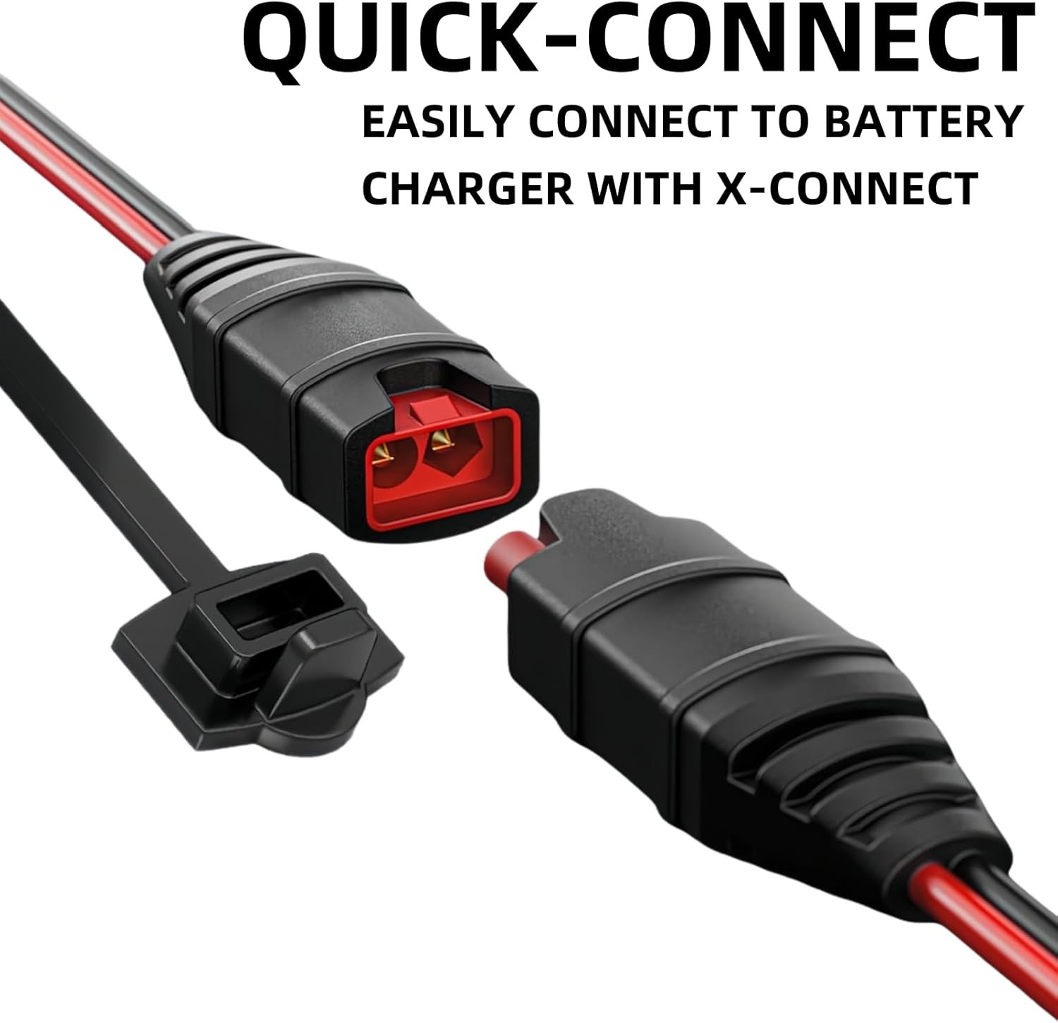 (2 Pack) GC002 X-Connect Wires Harness Fit for NOCO Battery Charger Accessories,