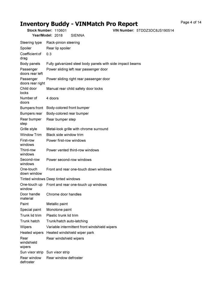 Seat Belt Front Bucket Pre-crash System Passenger Fits 18-20 SIENNA 10324688