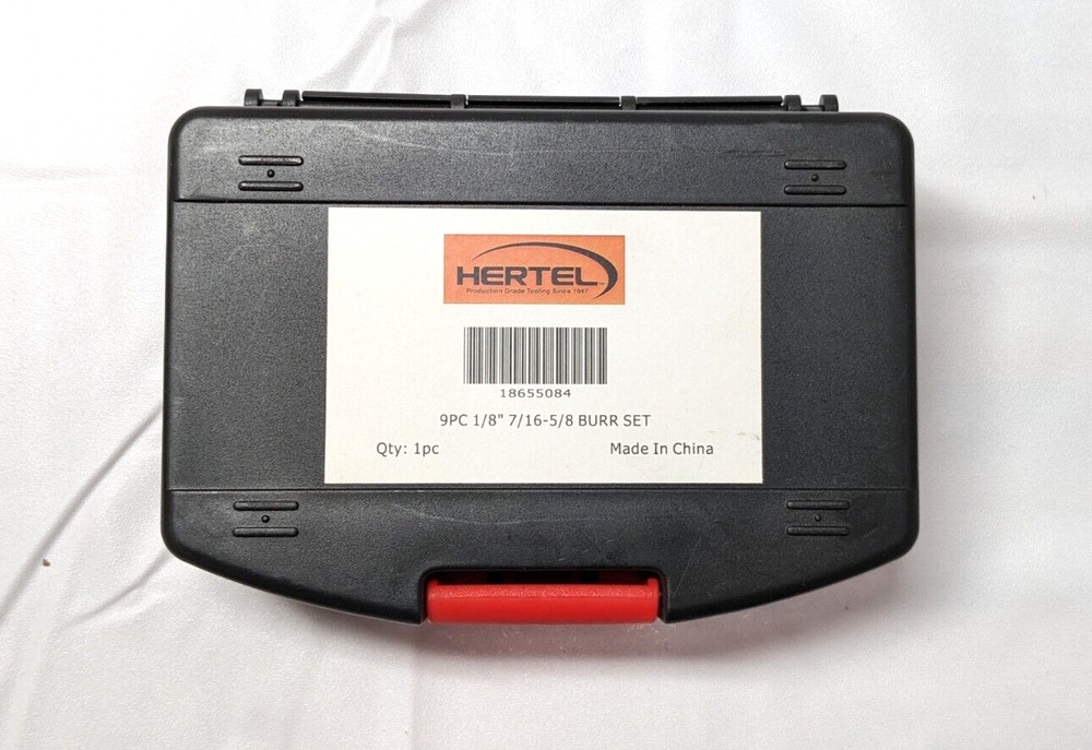 HERTEL 7pc BURR SET 18655084 INCOMPLETE SET