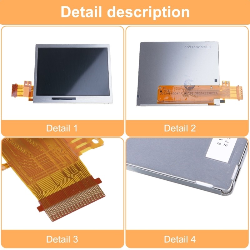 Game Console Bottom IPS Digital Display Screen Replacements