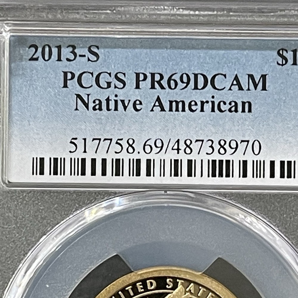 2013 S $1 Sacagawea Dollar PCGS PR70DCAM