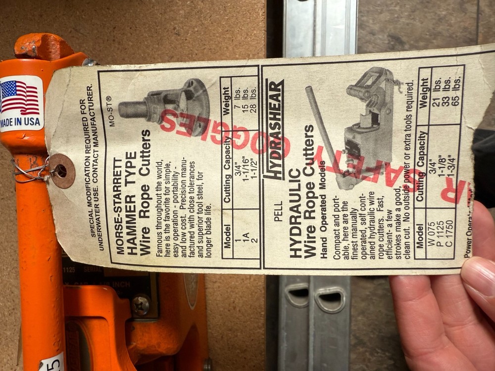 Pell HydraShear P-1125