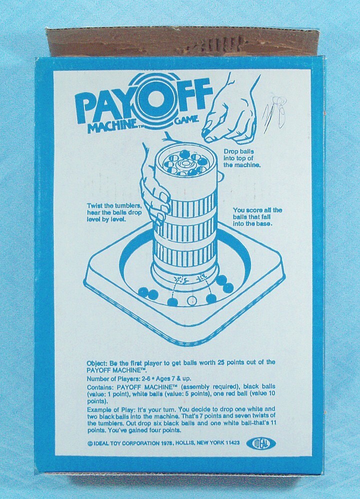 Payoff Machine Game, Ideal, 1978