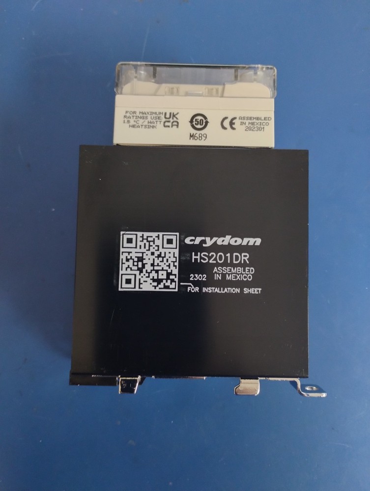 CRYDOM HS201DR-84137850 Solid State Relay - Relay/Heat Sink Assembly