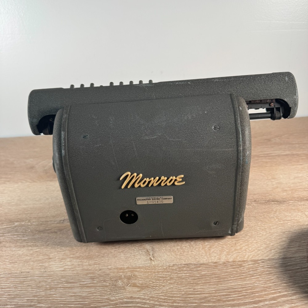 RARE Monroe CST-10 Calculator Adding Machine PECO - Untested