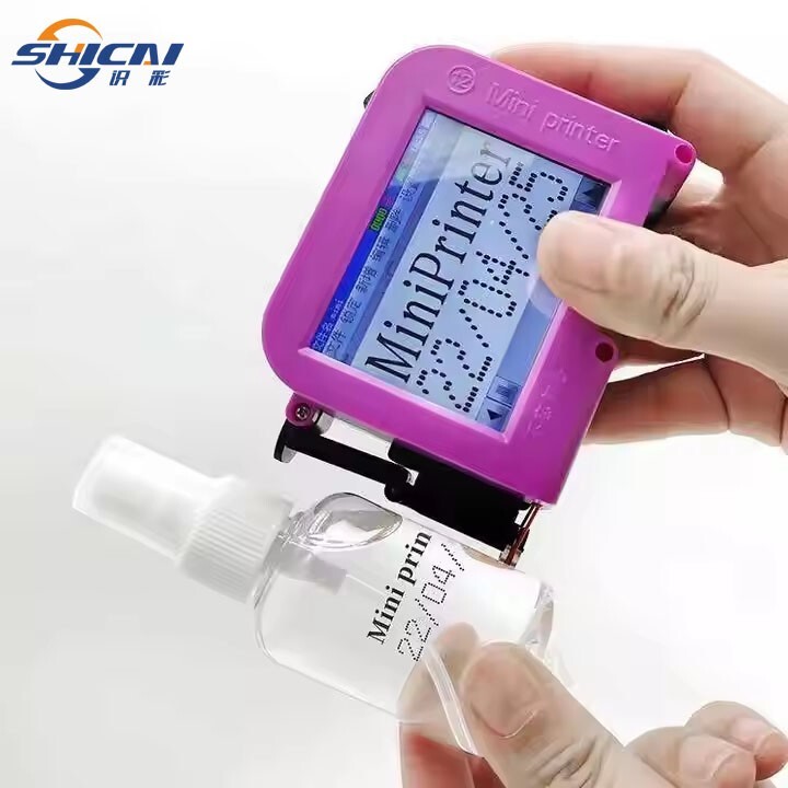 Plastic bag QR code printer, handheld date mini inkjet printer
