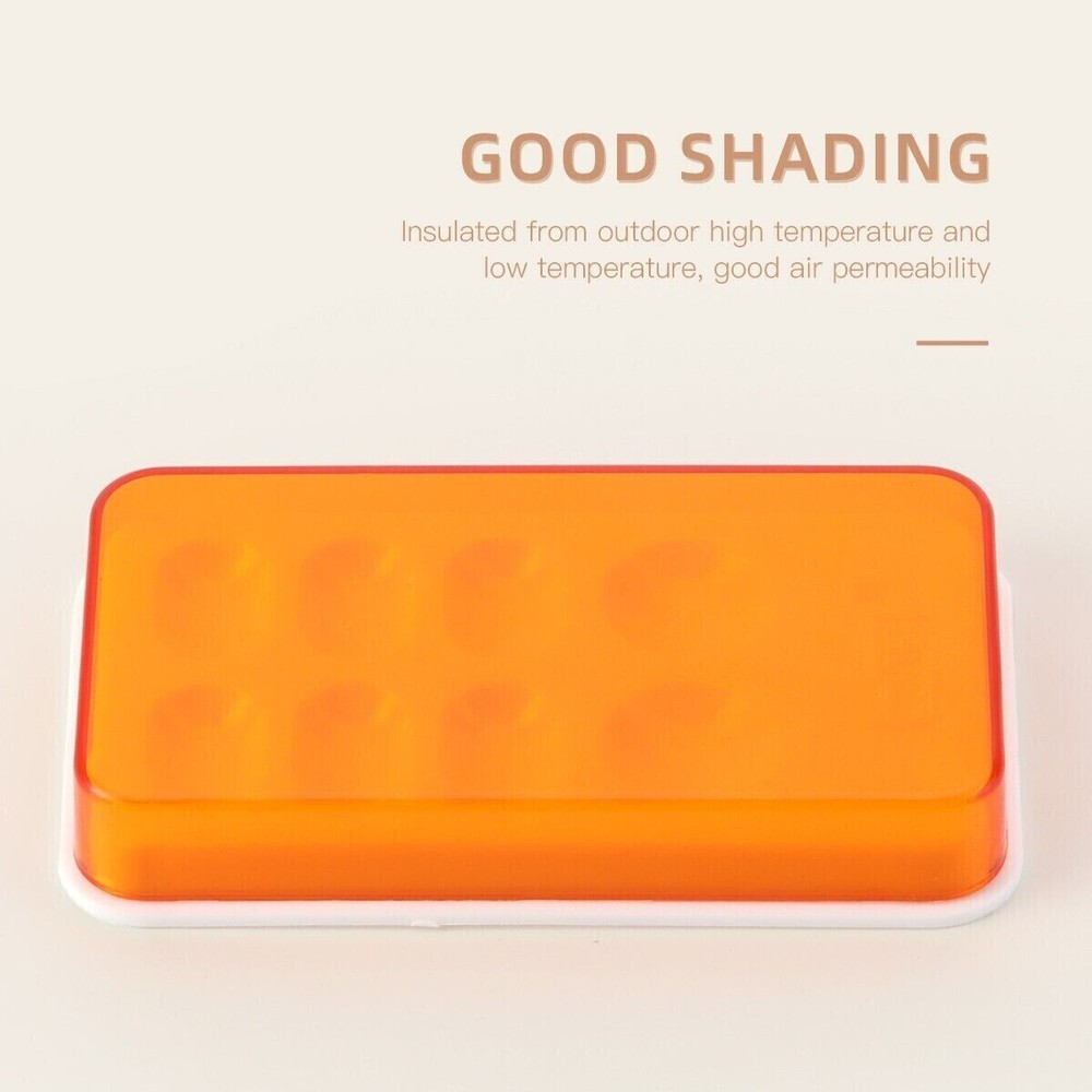 Dental 8Hole Light Storage Veneer Patch Storage Box Case Teeth Shading Light