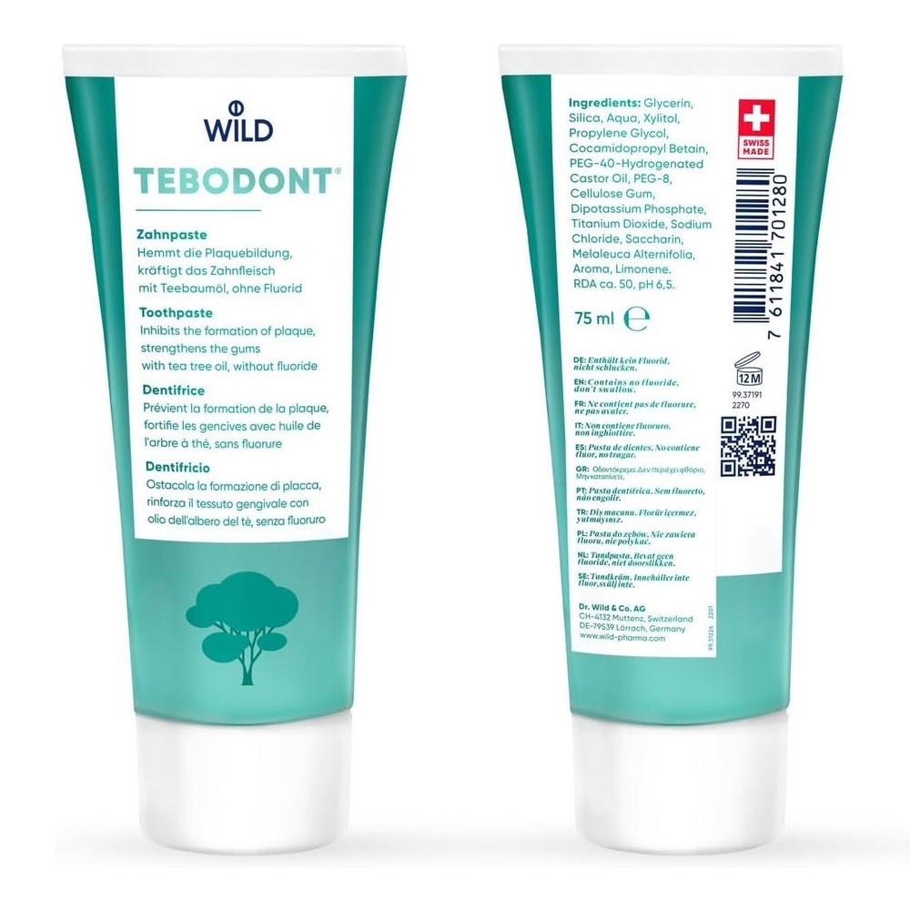 Wild Tebodont Toothpaste 75ml