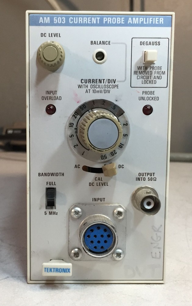 Tektronix AM503 - Parts
