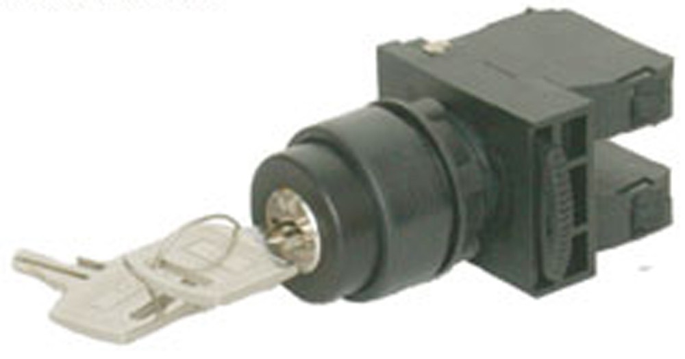 NHD NSS30-K022 Key 3 Position (Spring Return) Selector Switch 2a2b