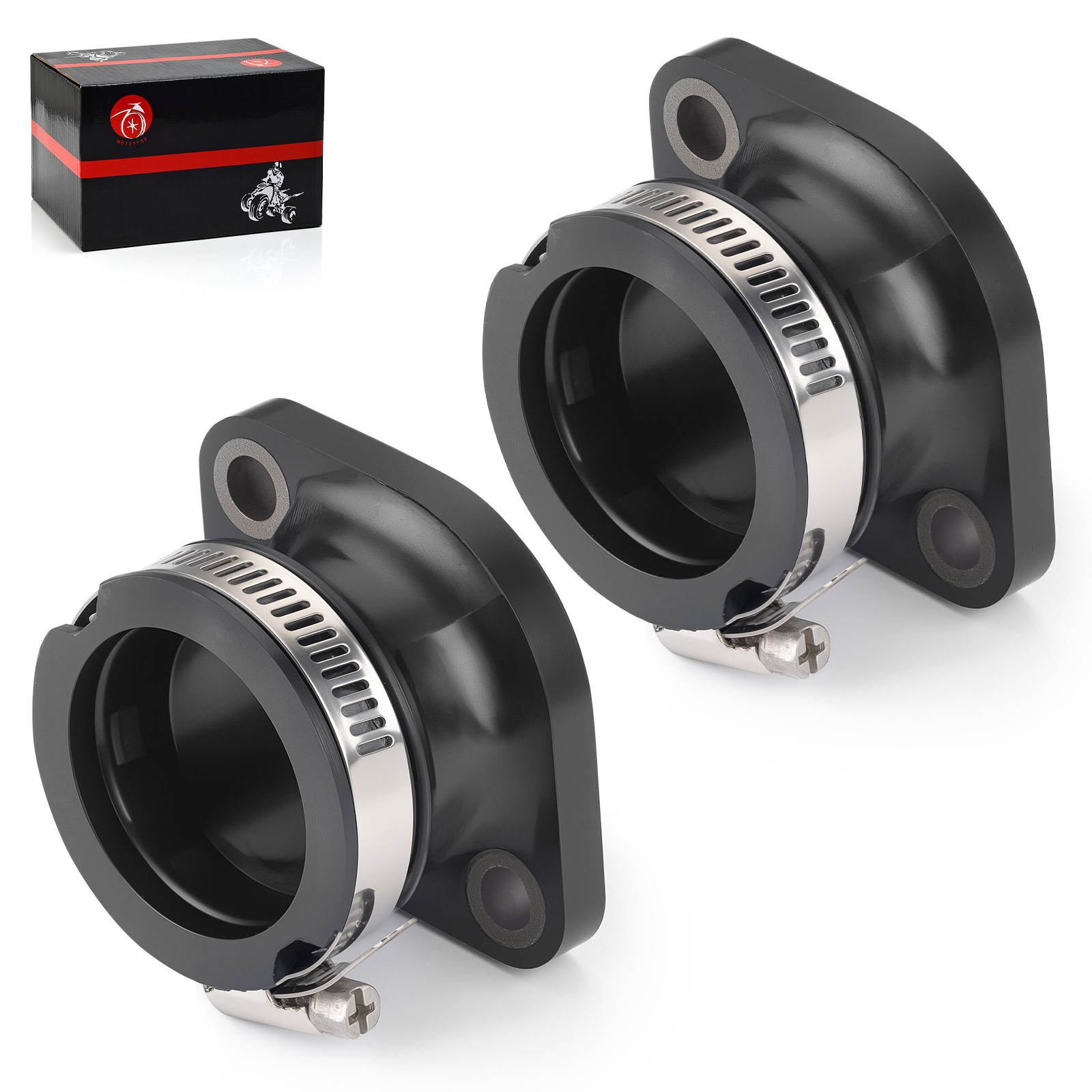 2X Intake Manifold Boot For Polaris Indy 500 1998-2000 Classic 1993-1998 3084325