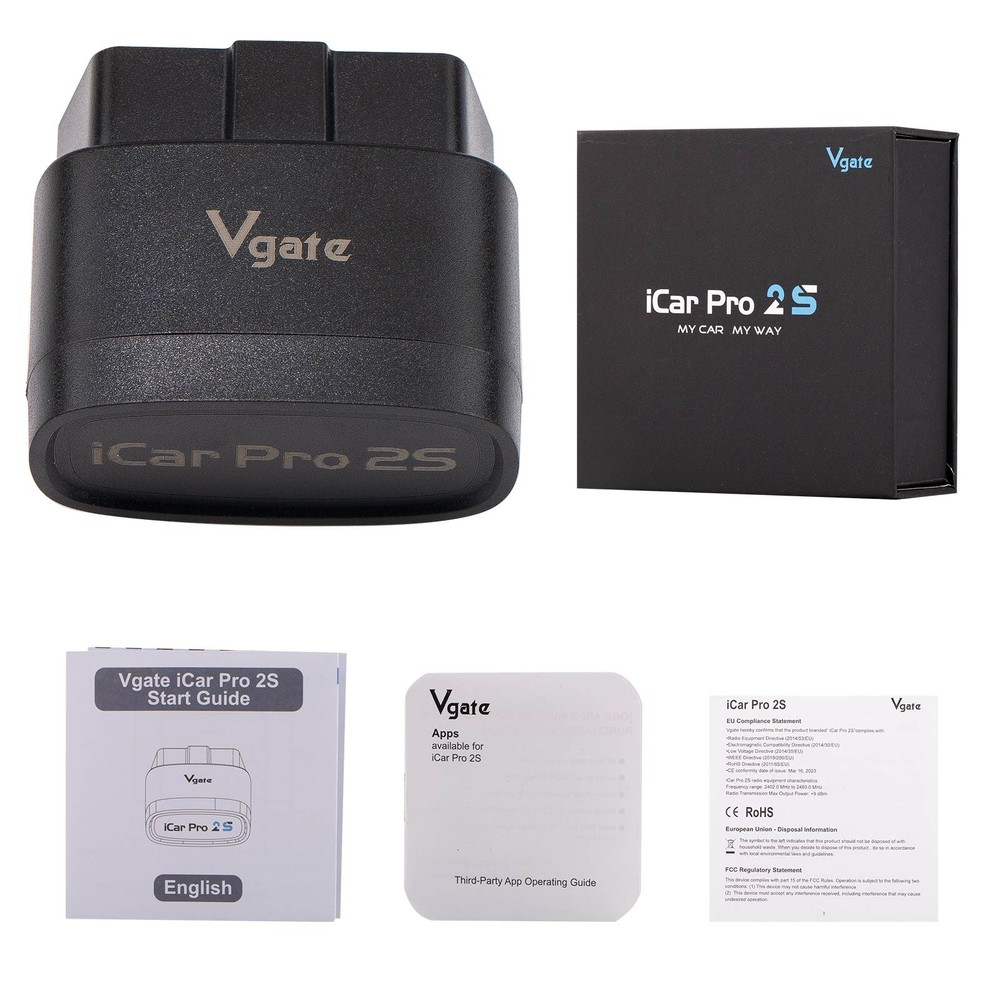Vgate iCar Pro 2S Bluetooth OBD2 Scanner Car Diagnostic Tool Code Reader