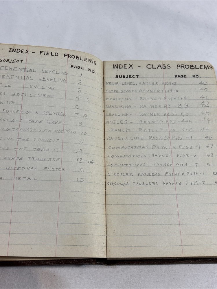 Vintage Transit Notebook