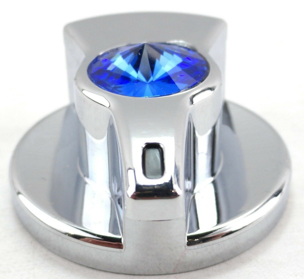 Engine Timer Shutdown Knob for Peterbilt Blue Jewel Chrome Plastic UP#41258 Each