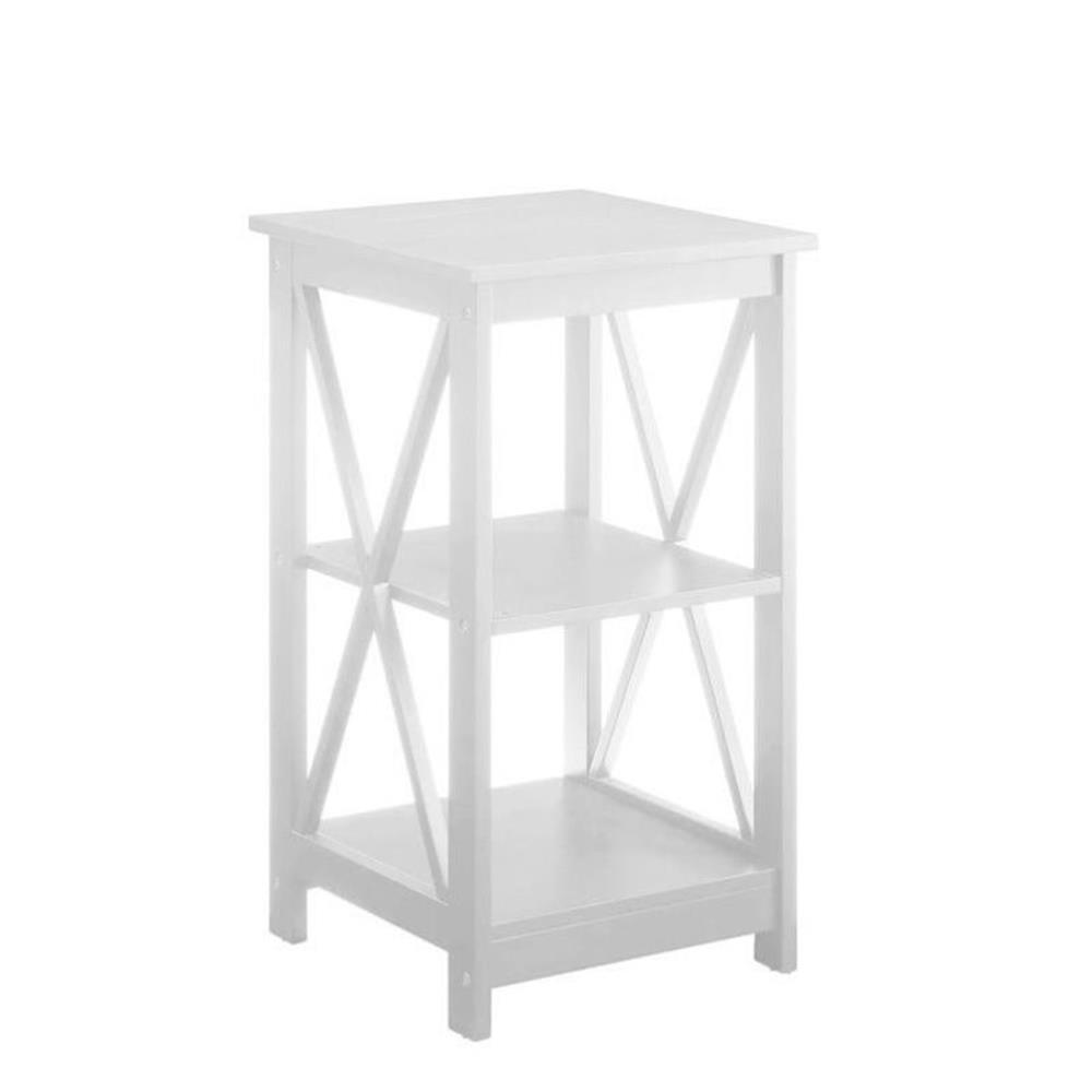 Pemberly Row End Table in White
