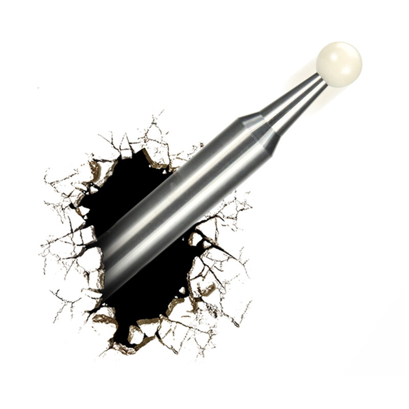 25mm Diameter M10 Thread 157mm Lengh CMM Precise Calibration Sphere Ceramic Ball