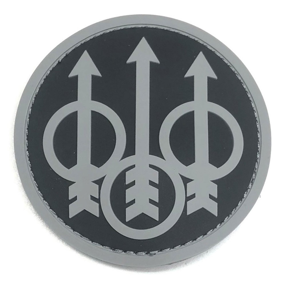 Beretta Tactical Hook-and-Loop Hunting Patch - Black Logo Design