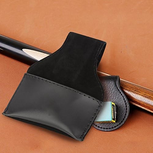 Pool Cue Chalk Holder Leather Clip