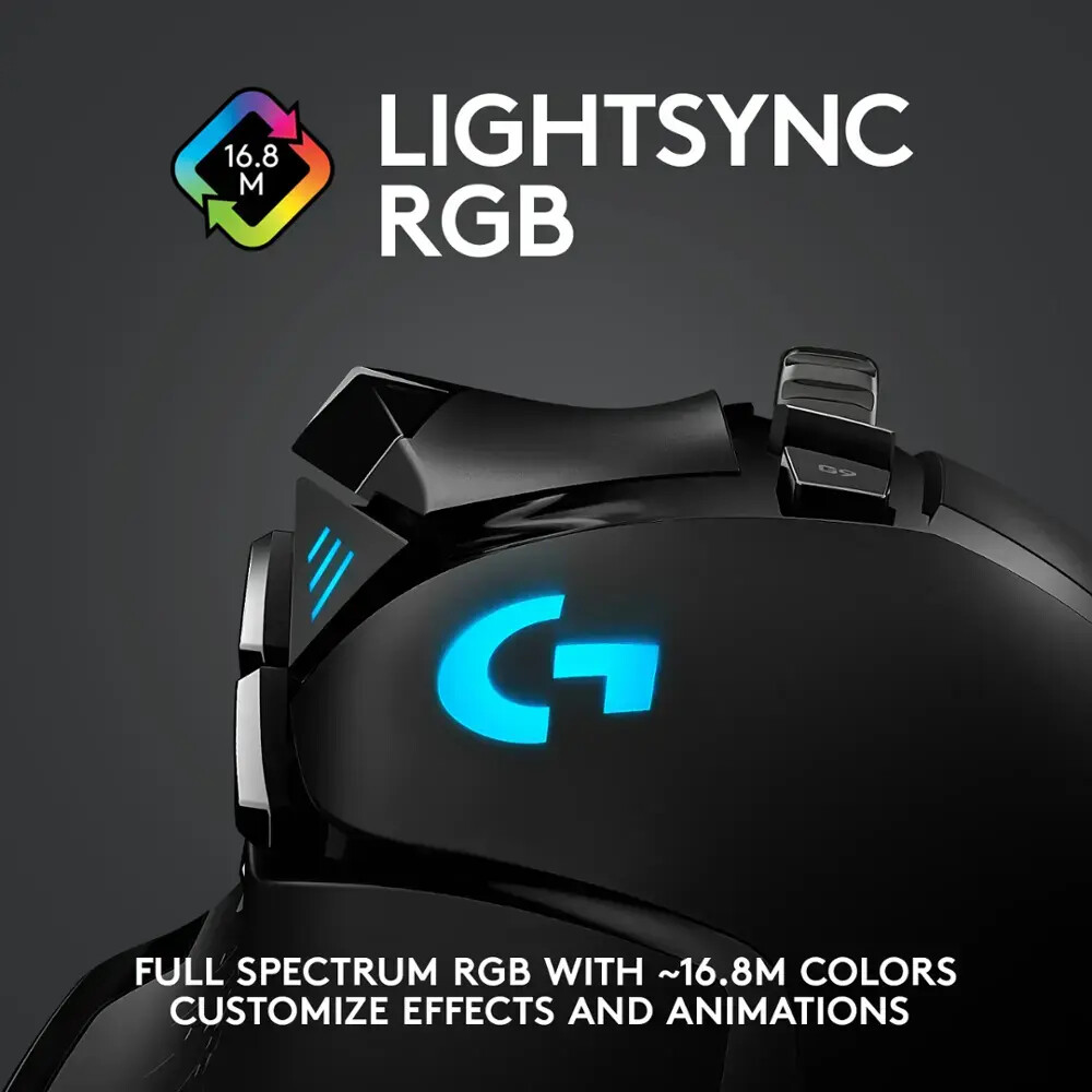 Logitech - G502 Lightspeed Wireless Optical Gaming Mouse with RGB Lighting