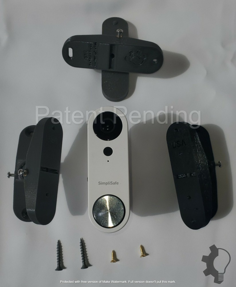 Simplisafe Adjustable Mount, Doorbell Camera Mount