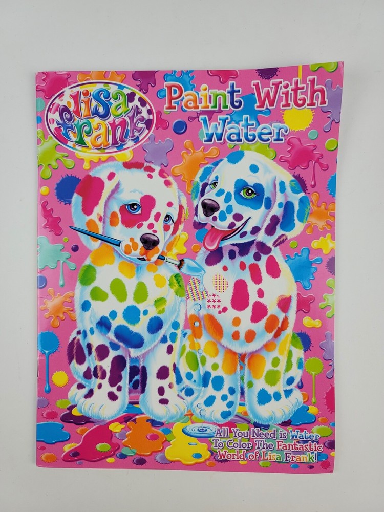 Lisa Frank Paint with Water Activity Book NEW