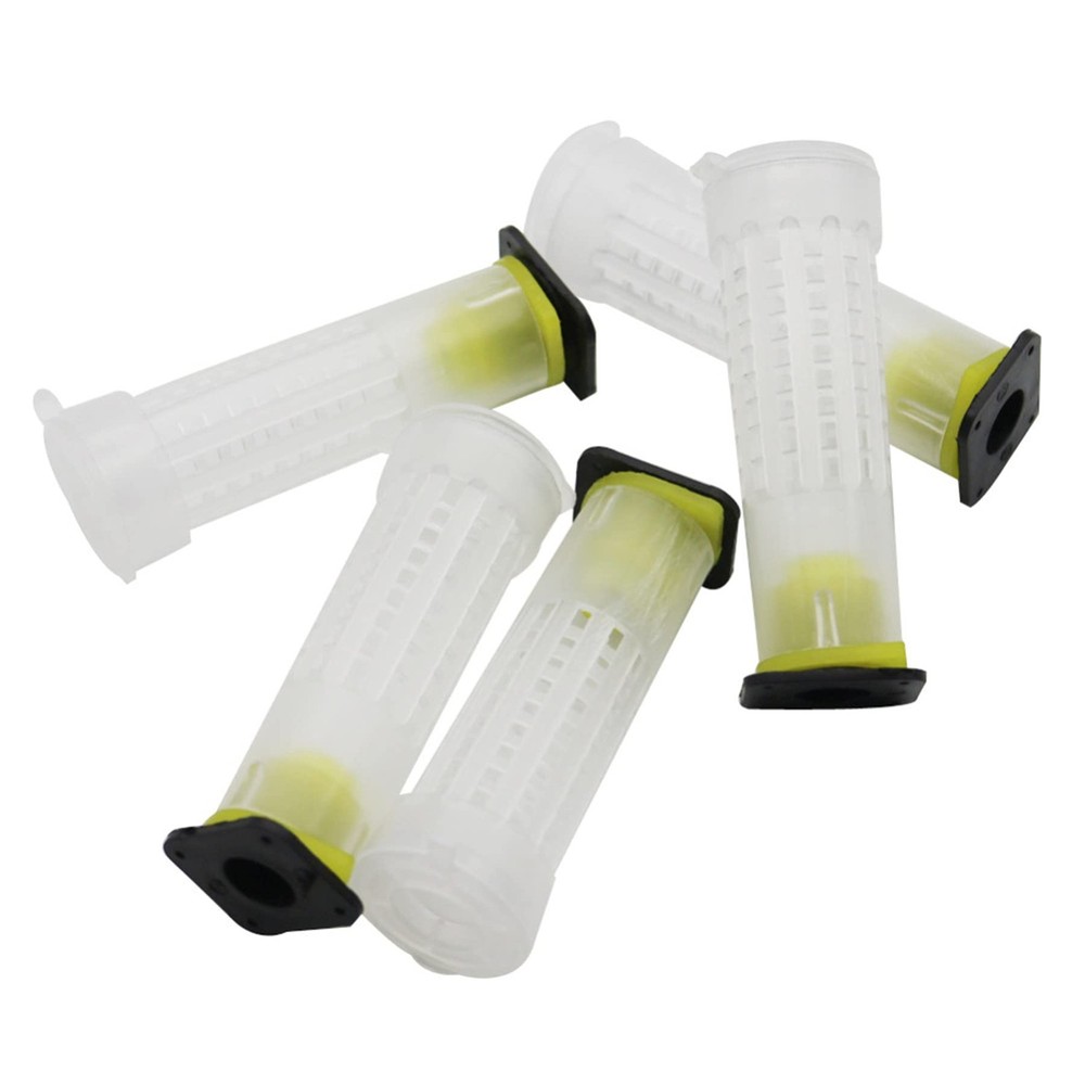 30 Queen Bee Roller Cages - Plastic Beekeeping Rearing Cup Holder Tool