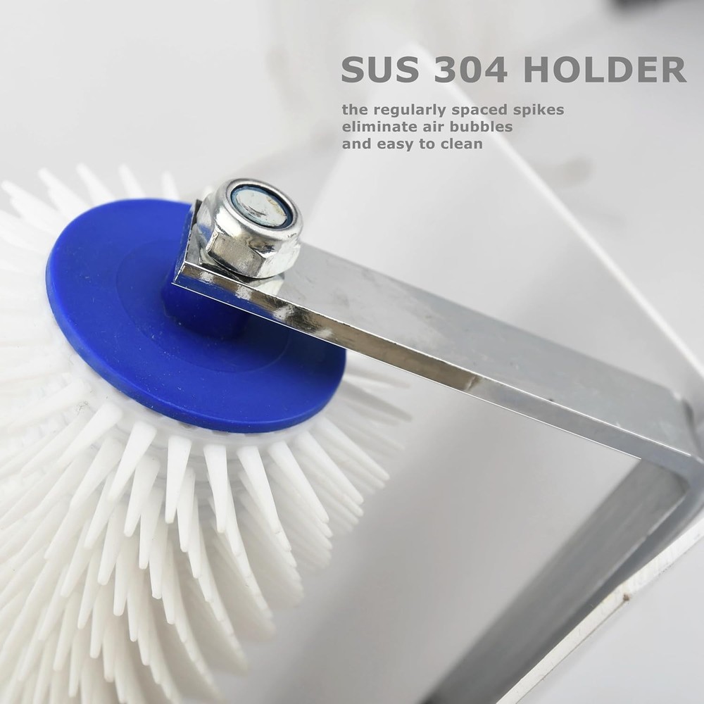 Epoxy Floor Tools Kit - Self-Leveling Rake, Spike Roller & Spiked Shoes