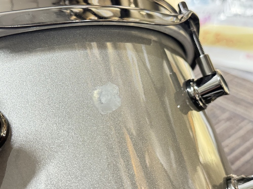 Canopus Type-R Tom Drum 10x7 Maple Birch Shell Gun Metallic Used