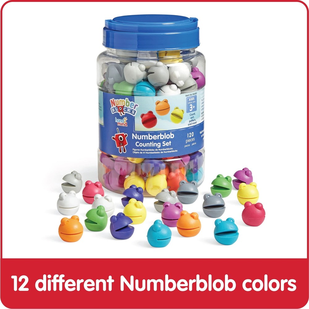 hand2mind Numberblocks Numberblob Counting Set, Math Counters, Toddler Counti...