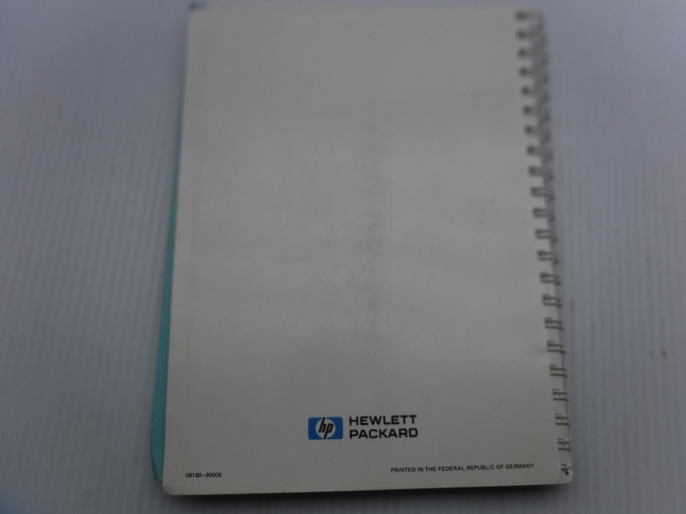 Hewlett Packard 8180A Data Generator Manual 08180-90006