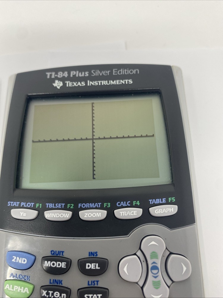Texas Instruments TI-84 Plus Silver Edition Graphing Calculator -TESTED