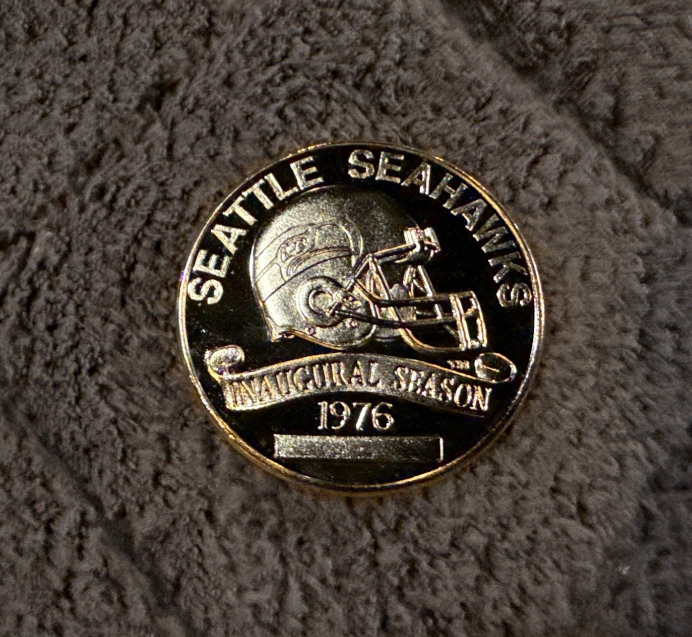 2006 SEATTLE SEAHAWKS 24K Commemorative Coin Inaugural Season 1976