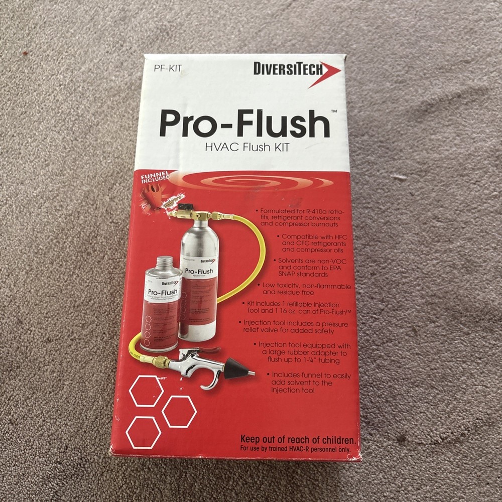 Diversitech Pro Flush HVAC Solvent Flushing Kit