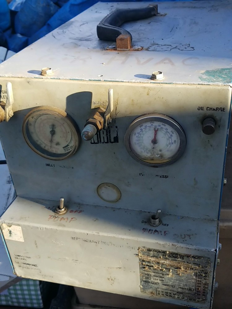 VINTAGE NATIONAL REFRIDGERATION PRODUCTS TESTING HVAC