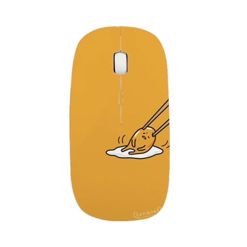 Cartoon Gudetama Wireless Optical Mouse DIY Pattern Printing Mouse for PC Laptop
