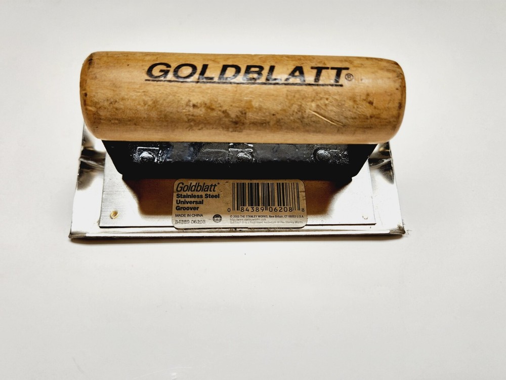 Goldblatt Stainless Steel Cement Groover