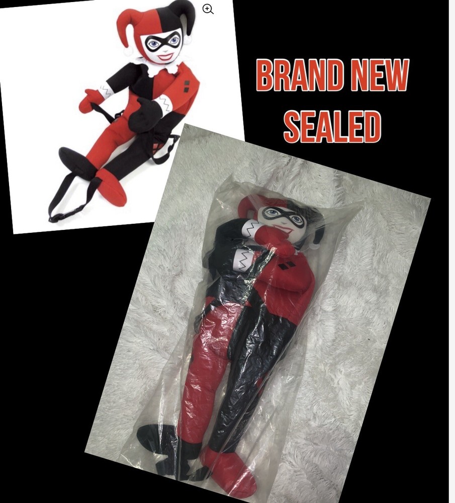 DC Comics Harley Quinn Backpack, Back Buddy, Red And Black